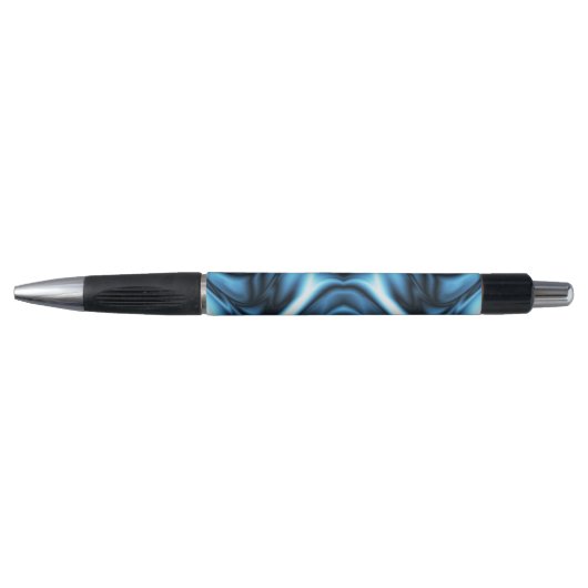 Stylo Vague de soie bleue (Devant)