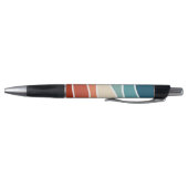 Stylo Vagues de style rétro coloré (Bas)
