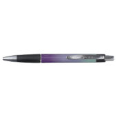 Stylo Vagues Ombré - Turquoise & pourpre (foncé) (Dos)