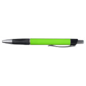 Stylo vert néon solide - vos monogrammes   (Bas)