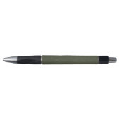Stylo vert olive pailleté – Idéal pour les command (Devant)