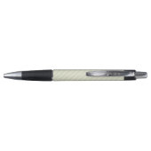Stylo Vert pâle et beige cinq rayures motif (Dos)