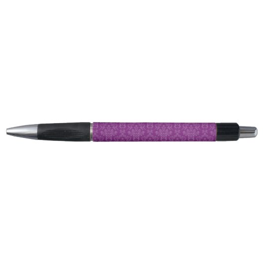 Stylo Vintage Damask Purple Pattern (Devant)
