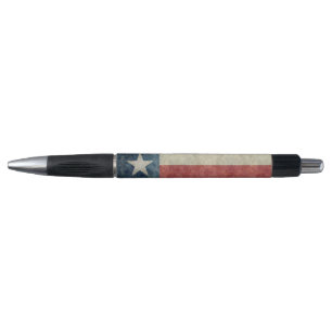 Stylo vintage de style de drapeau d'état du Texas
