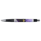 Stylo violet profond sur blanc (Devant)