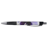 Stylo violet profond sur blanc (Bas)