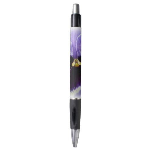 Stylo violet profond sur blanc (Devant (Vertical))