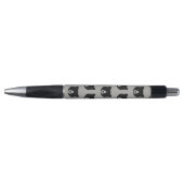 Stylo Visage d'ours noir (Devant)