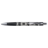Stylo Visage d'ours noir (Dos)