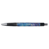 Stylo Vos initiales Monogram Blue Galaxy (Devant)