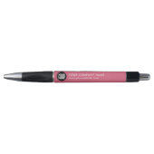 Stylo Votre logo d'entreprise Fuchsia Pink Promotionnels (Devant)