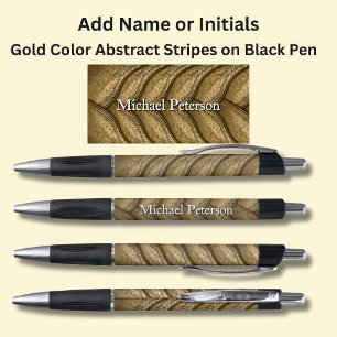 Stylo Votre nom ou vos initiales sur les bandes Abstrait