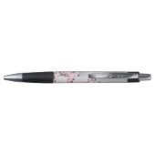 Stylo Wedding planner d'argent rose Fleurs de cerisier (Dos)