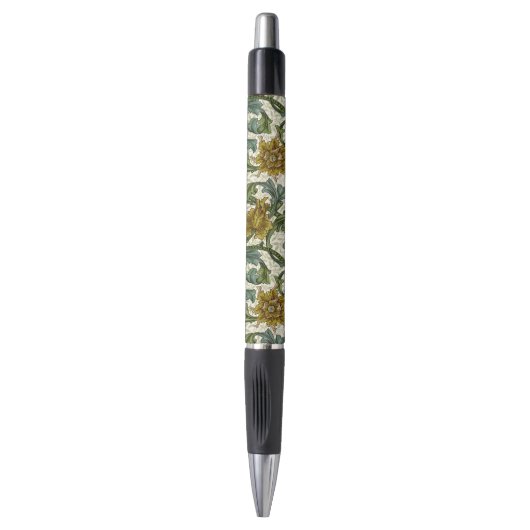 Stylo William Morris modèle floral à tige unique (Devant (Vertical))