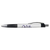 Stylo William Nom Dans Blue Sparkle, (Haut)