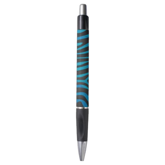 Stylo Zebra Black et Blue Print (Devant (Vertical))