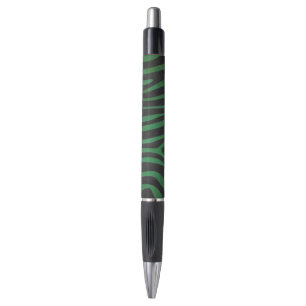 Stylo Zebra Black et Green Print