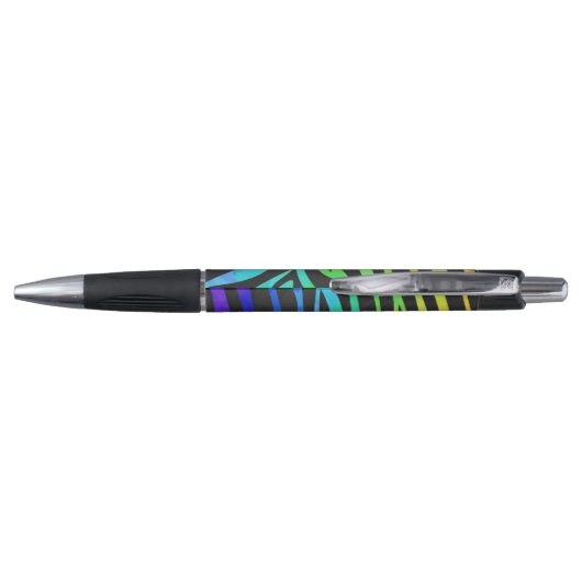 Stylo Zebra Black et Rainbow Print (Dos)