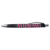 Stylo Zebra noir et rose chaud (Haut)