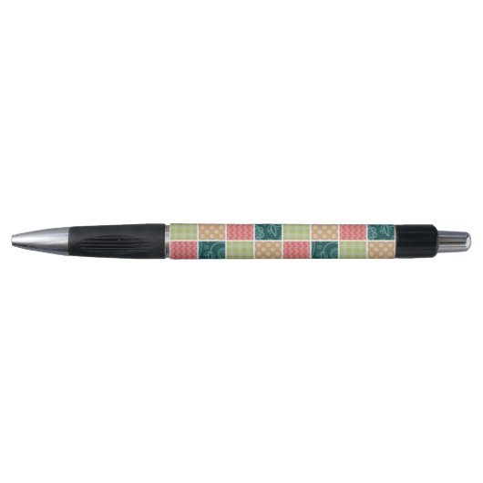 Stylo Zigzag, Chevron, En vichy, Pois, Patchwork (Devant)