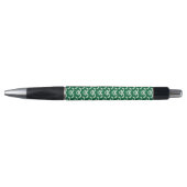 Stylo Zigzag floral vert (Devant)