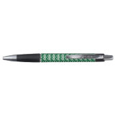 Stylo Zigzag floral vert (Dos)