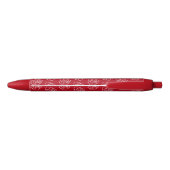 Stylos à encre Rose Rouge (Dos)