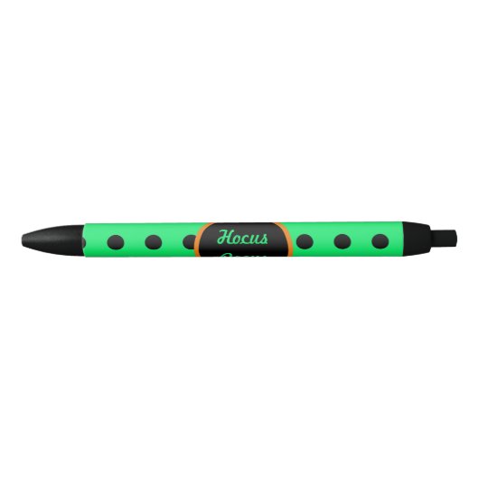 Stylos à pois (néon vert et noir) (Devant)