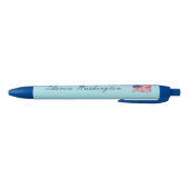 Stylos Cadeau avec Drapeau Américain Bleu Clair (Bas)
