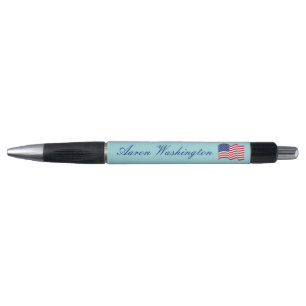 Stylos Cadeau avec Drapeau Américain Bleu Clair