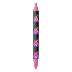 Stylos de dunette d'Emoji de licorne