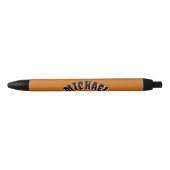 Stylos de nom éffrayant (orange foncé et noir) (Devant)
