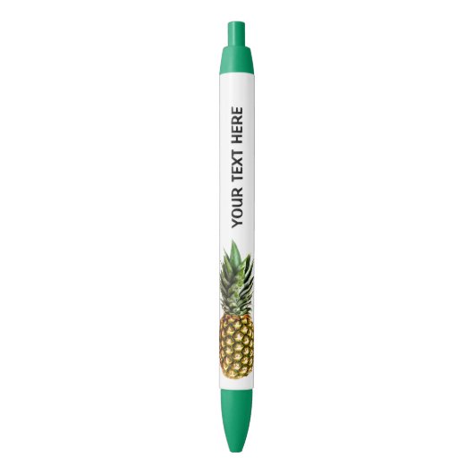 Stylos d'impression d'ananas personnalisés avec te (devant Vertical)