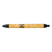 Stylos faits sur commande de monogramme d'oranges (Devant)