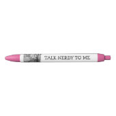 Stylos personnalisés avec chouette drôle portant d (Devant)
