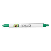Stylos personnalisés avec logo avocat vert (Devant)