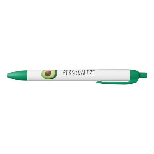 Stylos personnalisés avec logo avocat vert (Bas)