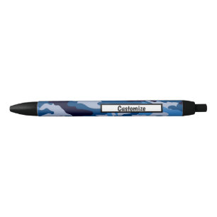 Stylos personnalisés - Camouflage bleu