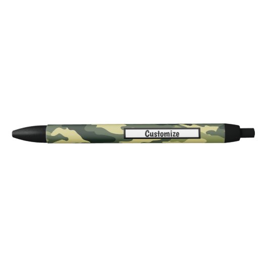 Stylos personnalisés - Camouflage vert (Devant)