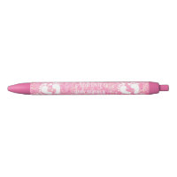 Stylos personnalisés de baby shower - pieds roses