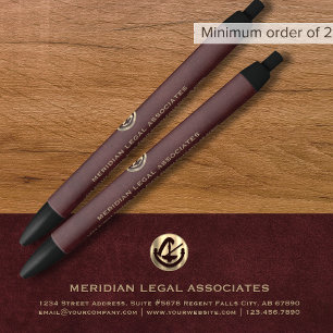 Stylos personnalisés pour les cabinets d'avocats