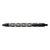 Stylos Popcorn (gris foncé et jaune beurre) (Dos)