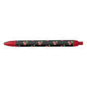 Stylos rétro à écriture Cerise Noire (Devant)