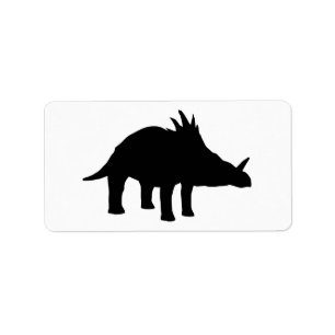 Styracosaurus Dino Dinosaur Etiket