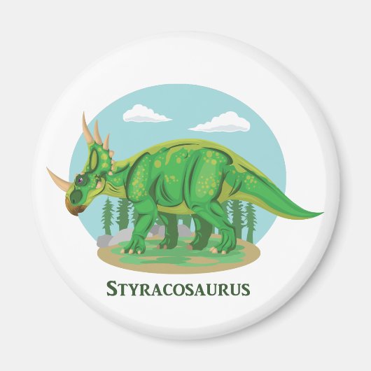 Styracosaurus Magneet (Voorkant)