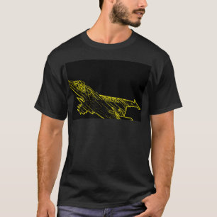 SU 25 Grach Sovjet Frogfoot Plane Schets T-shirt