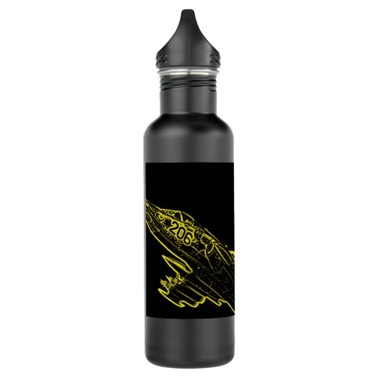 SU 25 Grach Sovjet Frogfoot Plane Schets Waterfles (Links)