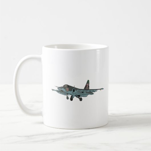 Su-25 Russisch Jet Vliegtuig Koffiemok (Links)