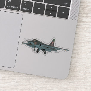 Su-25 Russisch Jet Vliegtuig Sticker