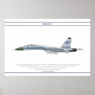 Su-27 Rusland 1 Poster